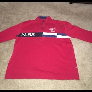 Vintage Nautica Sailing Club Rugby 1/4 Zip